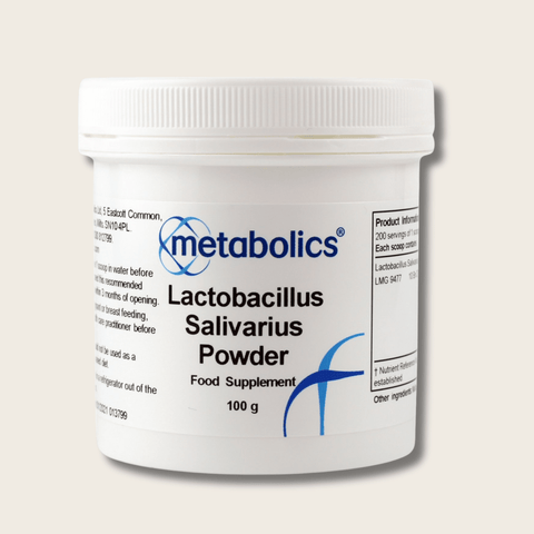 Lactobacillus Salivarius Powder (100g) - Metabolics