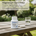 Magnesium Ascorbate Capsules | Gentle Vitamin C & Magnesium for Immunity & Antioxidants - Metabolics