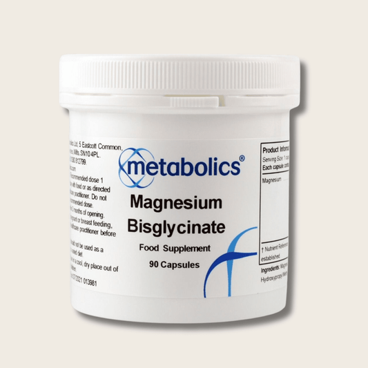 Magnesium Bisglycinate Capsules – High Absorption, Gentle on Stomach - Metabolics