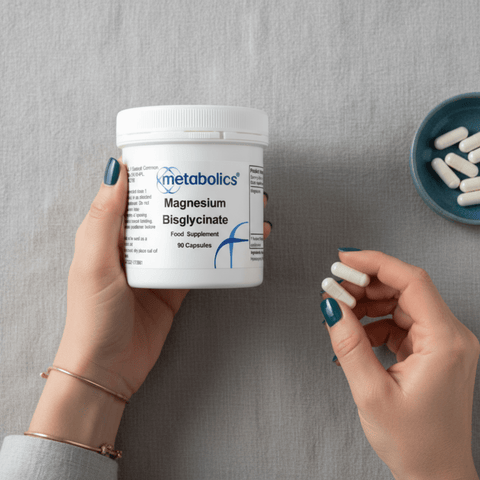 Magnesium Bisglycinate Capsules – High Absorption, Gentle on Stomach - Metabolics
