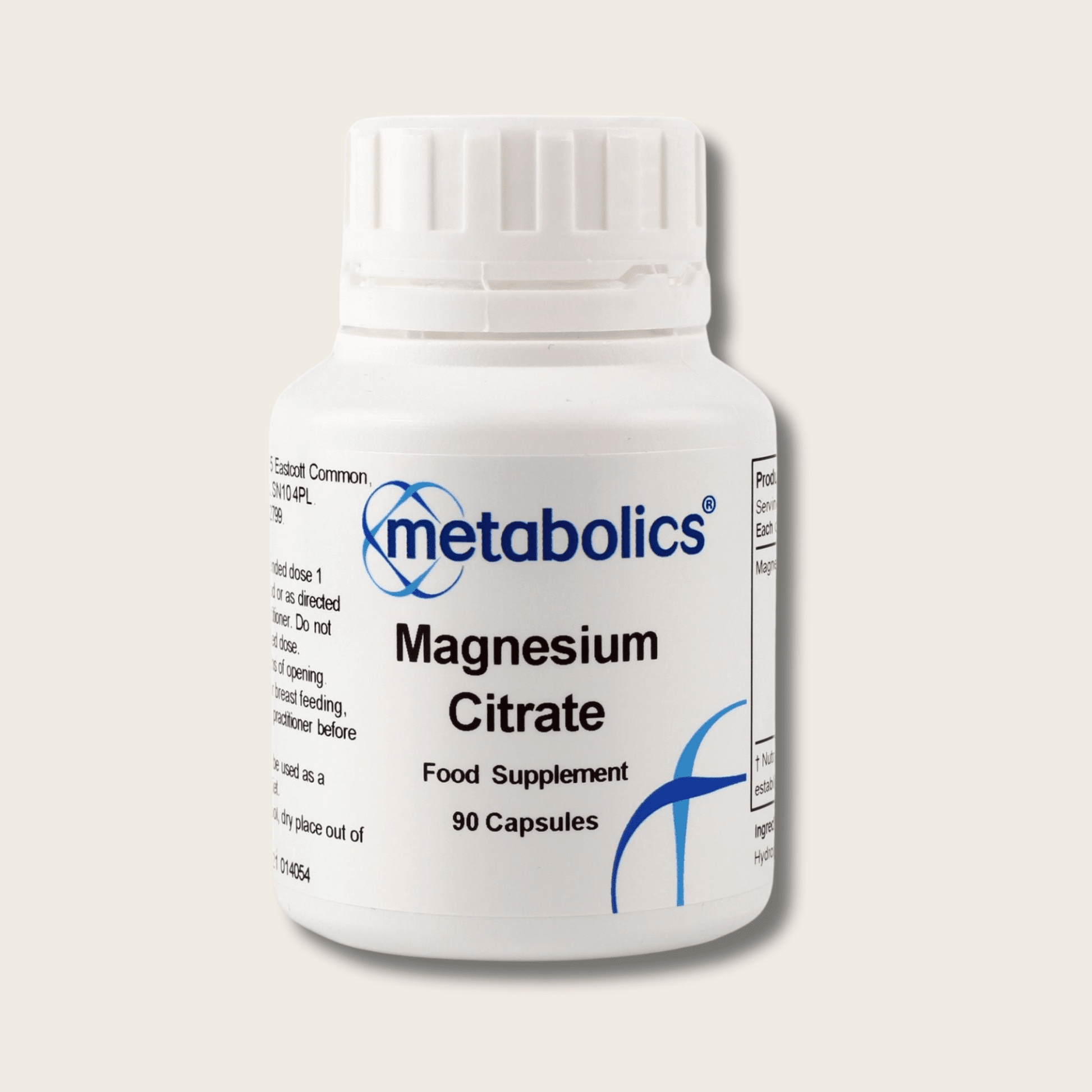 Magnesium Citrate Capsules | Metabolics Magnesium Citrate Capsules | Metabolics