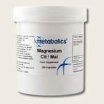 Magnesium Citrate Malate Capsules | Highly Absorbable Magnesium for Energy & Digestion - Metabolics