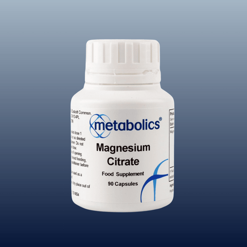 Magnesium Citrate (Pot of 90 capsules) - Metabolics