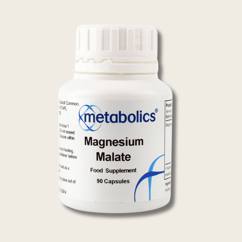 Magnesium Malate Capsules | Magnesium for Energy, Fatigue & Muscle Support - Metabolics