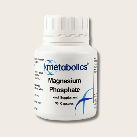 Magnesium Phosphate Capsules | Magnesium for Energy, Nerves & Bone Support - Metabolics