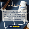 Magnesium Phosphate Capsules | Magnesium for Energy, Nerves & Bone Support - Metabolics