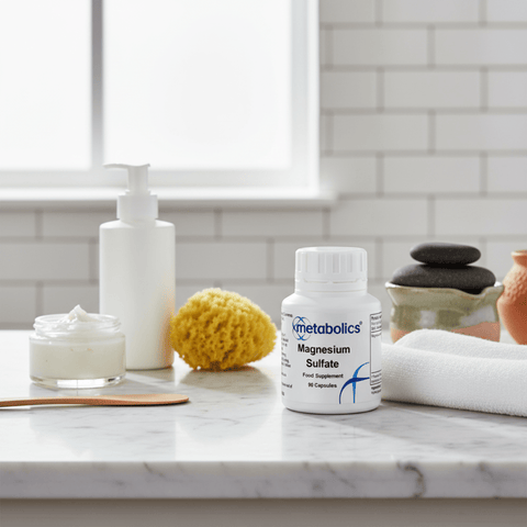 Magnesium Sulfate Capsules | Magnesium for Detox, Muscles & Relaxation - Metabolics