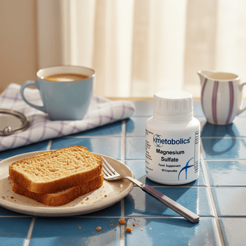 Magnesium Sulfate Capsules | Magnesium for Detox, Muscles & Relaxation - Metabolics