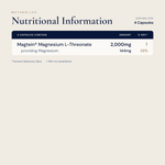 Magtein® Magnesium L-Threonate Capsules - Metabolics