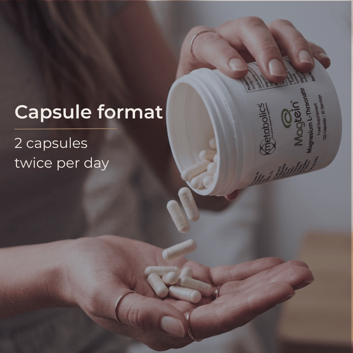 Magtein® Magnesium L-Threonate Capsules - Metabolics