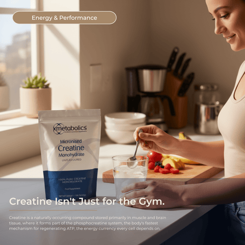 Micronised Creatine Monohydrate Powder - 100 servings - Metabolics