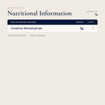 Micronised Creatine Monohydrate Powder - 100 servings - Metabolics