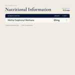 MSM liquid | Pure Methyl Sulphonyl Methane - Metabolics