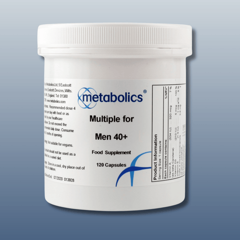 Multiple for Men 40+ - 120 Capsules - Metabolics