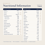 Multiple for Men 40+ - 120 Capsules - Metabolics