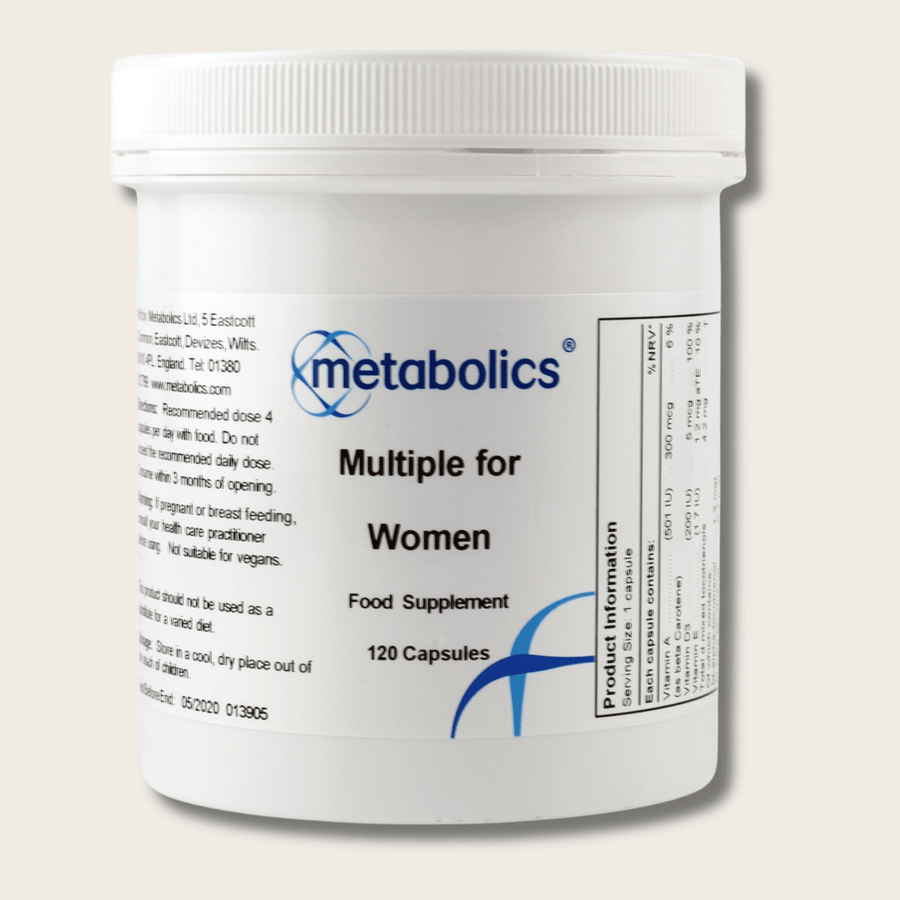 Multiple For Women - 120 Capsules - Metabolics