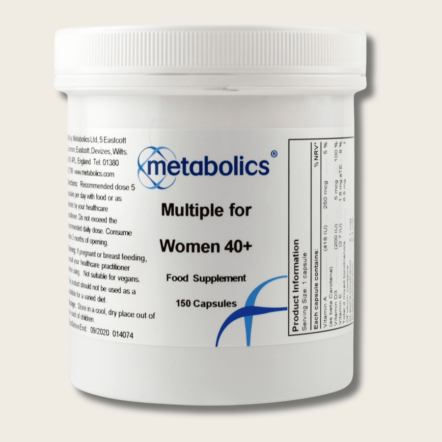 Multiple for Women 40 + (Pot Of 150 Capsules) - Metabolics