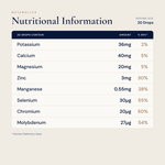 Multiple Mineral Liquid - Metabolics