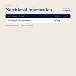 N. Acetyl Glucosamine - 60 capsules - Metabolics