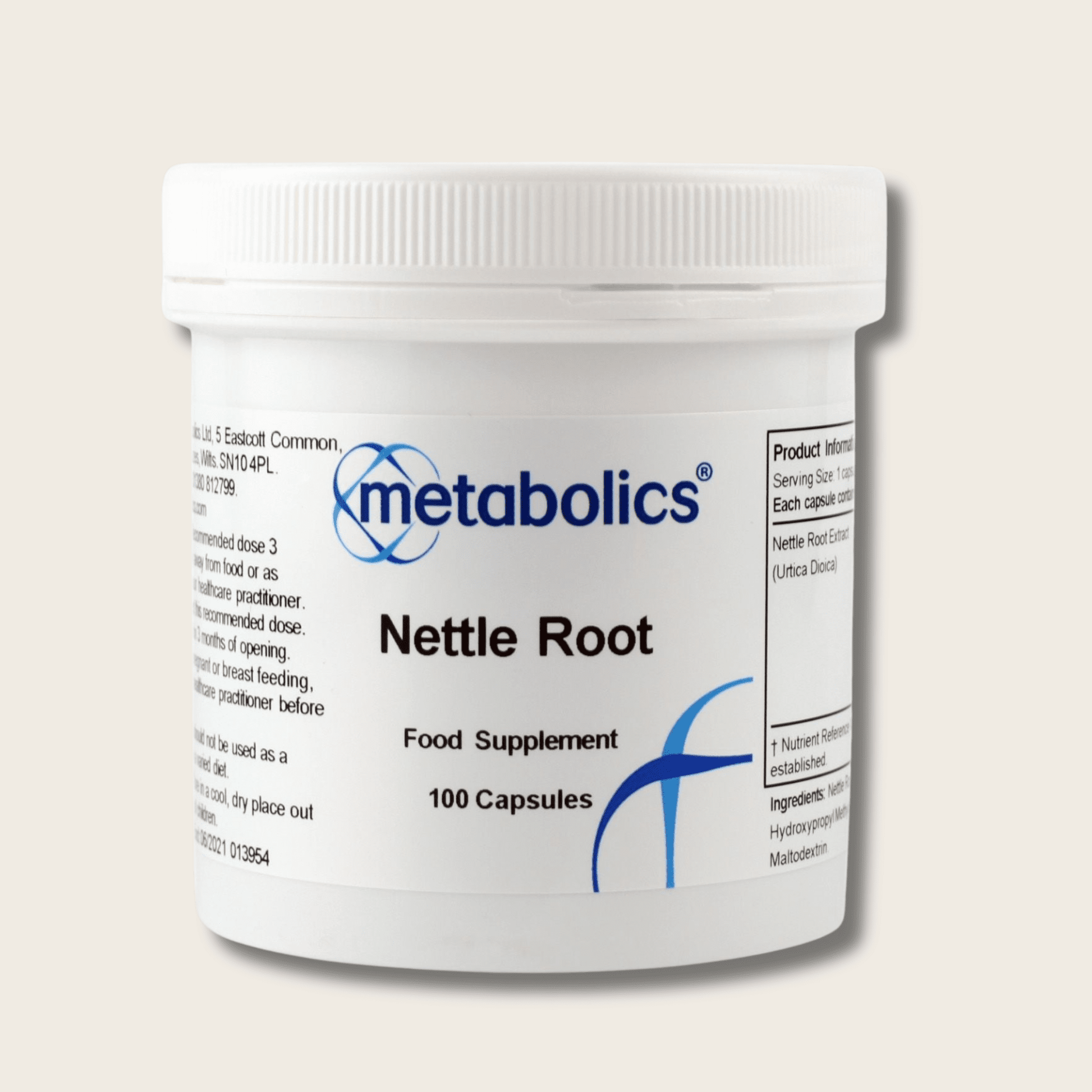 Nettle Root - 100 capsules - Metabolics