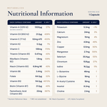 Nutrient Phase 1+2 - 90 capsules - Metabolics