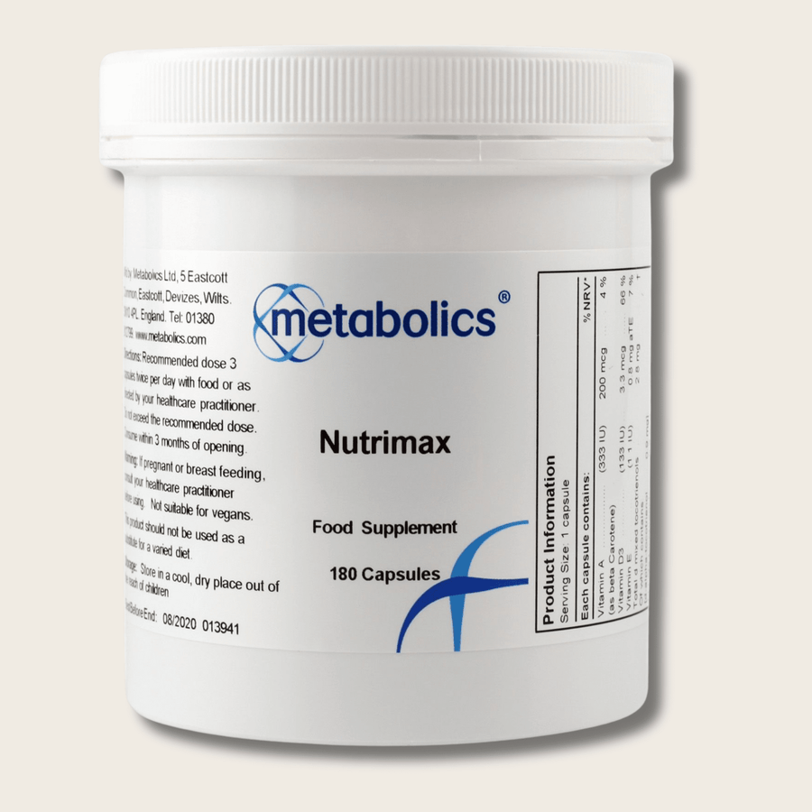 Nutrimax - 180 Capsules - Metabolics