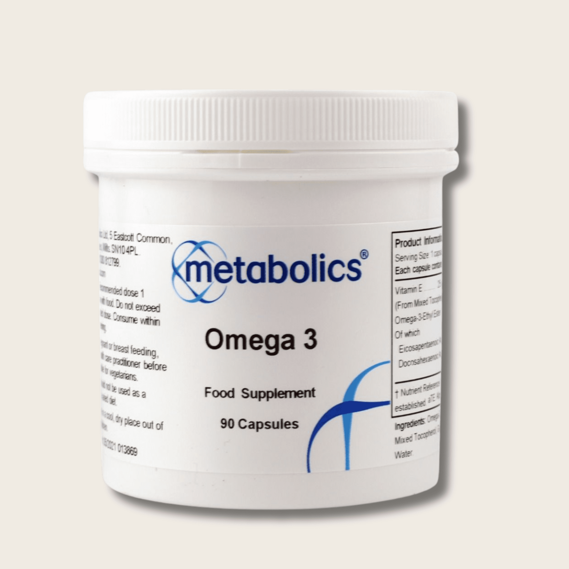 Omega 3 EPA & DHA Capsules – Supports Heart, Brain & Eye Health - Metabolics