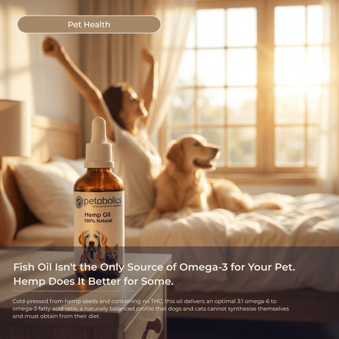 Petabolics Hemp Oil 100% natural - Metabolics