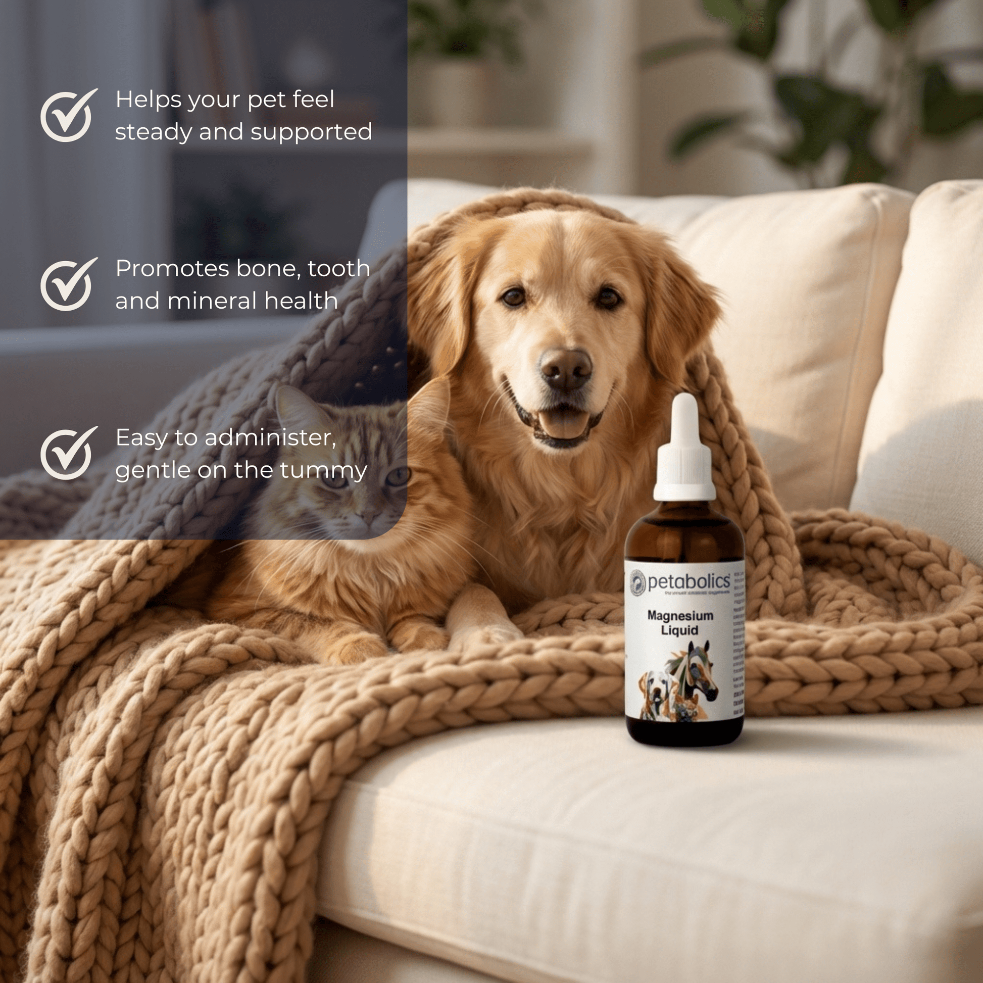 Petabolics Magnesium Liquid - Metabolics