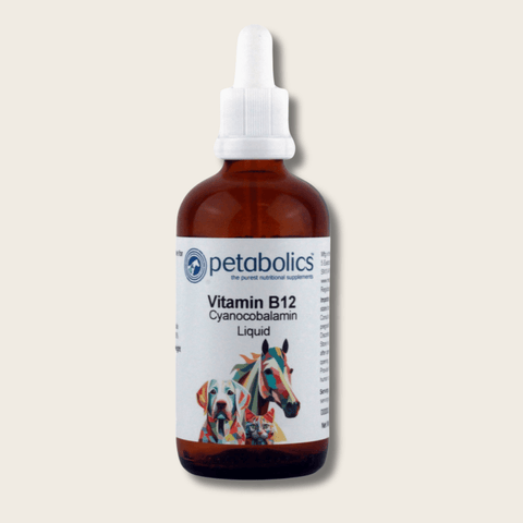 Petabolics Vitamin B12 Cyanocobalamin Liquid Supplement - Metabolics
