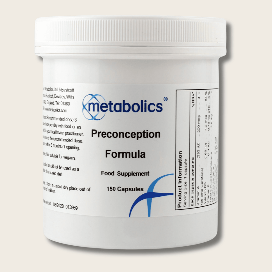 Preconception Formula - 150 capsules - Metabolics