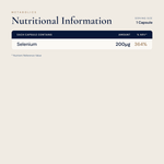 Selenium Methionine - 60 Capsules - Metabolics