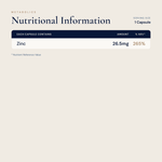 Triple Zinc Capsules - Metabolics