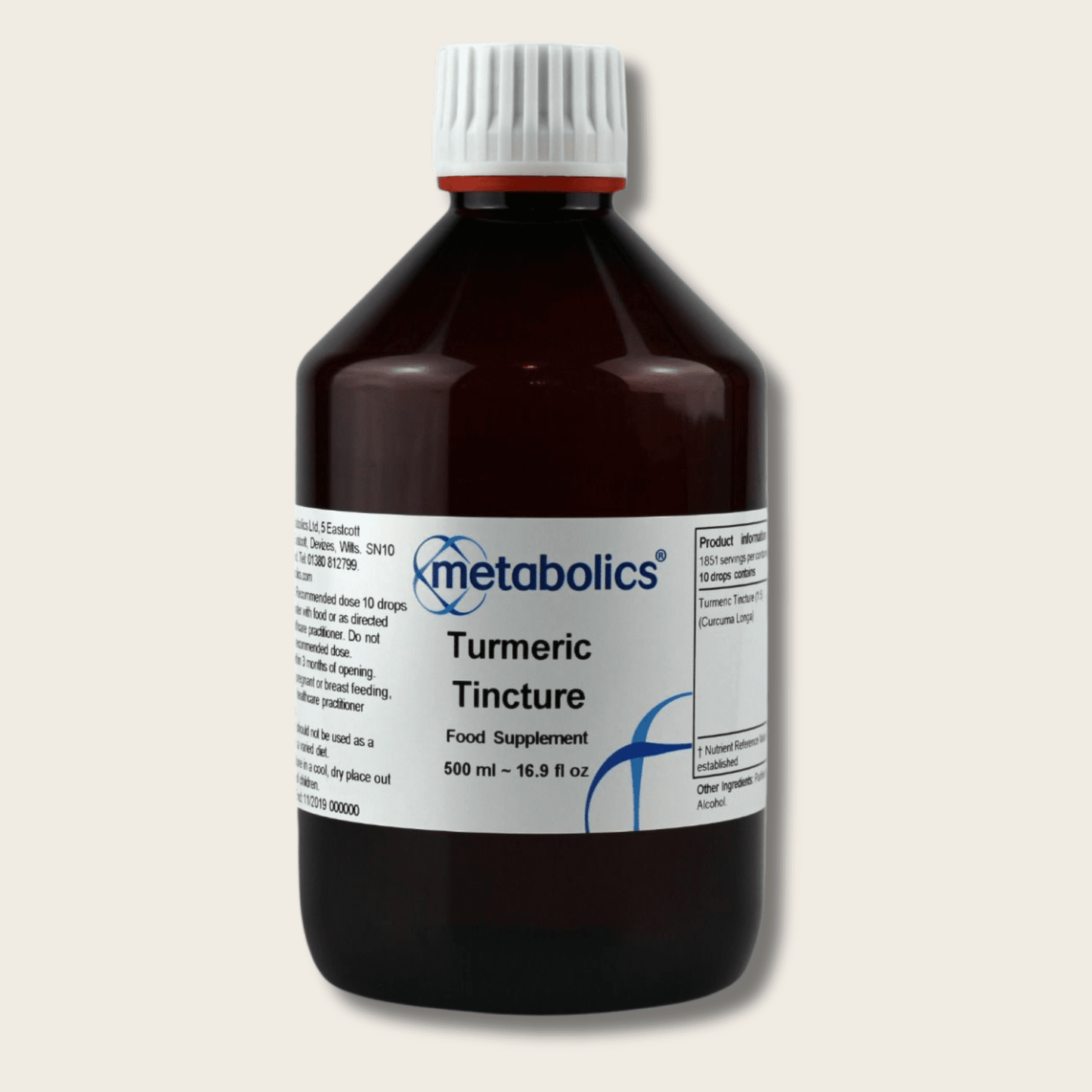 Turmeric (Curcuma longa) Liquid Tincture - Metabolics