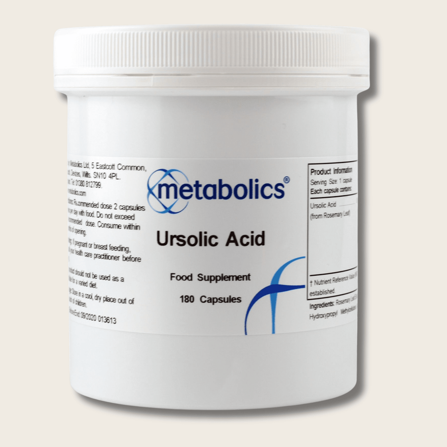 Ursolic Acid - 180 Capsules - Metabolics