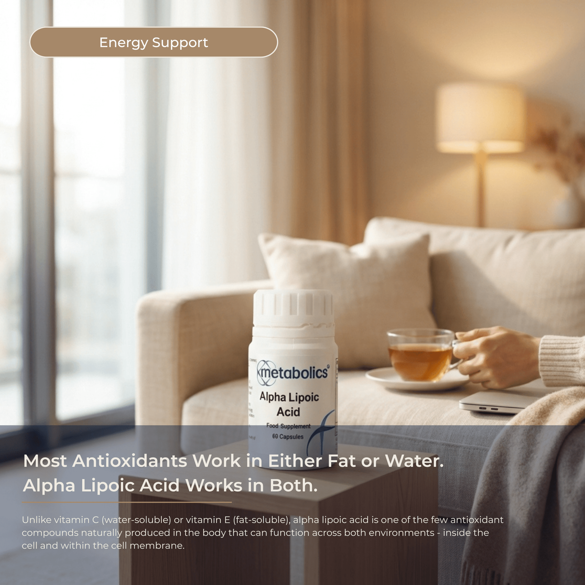 US Alpha Lipoic Acid - 60 capsules - Metabolics