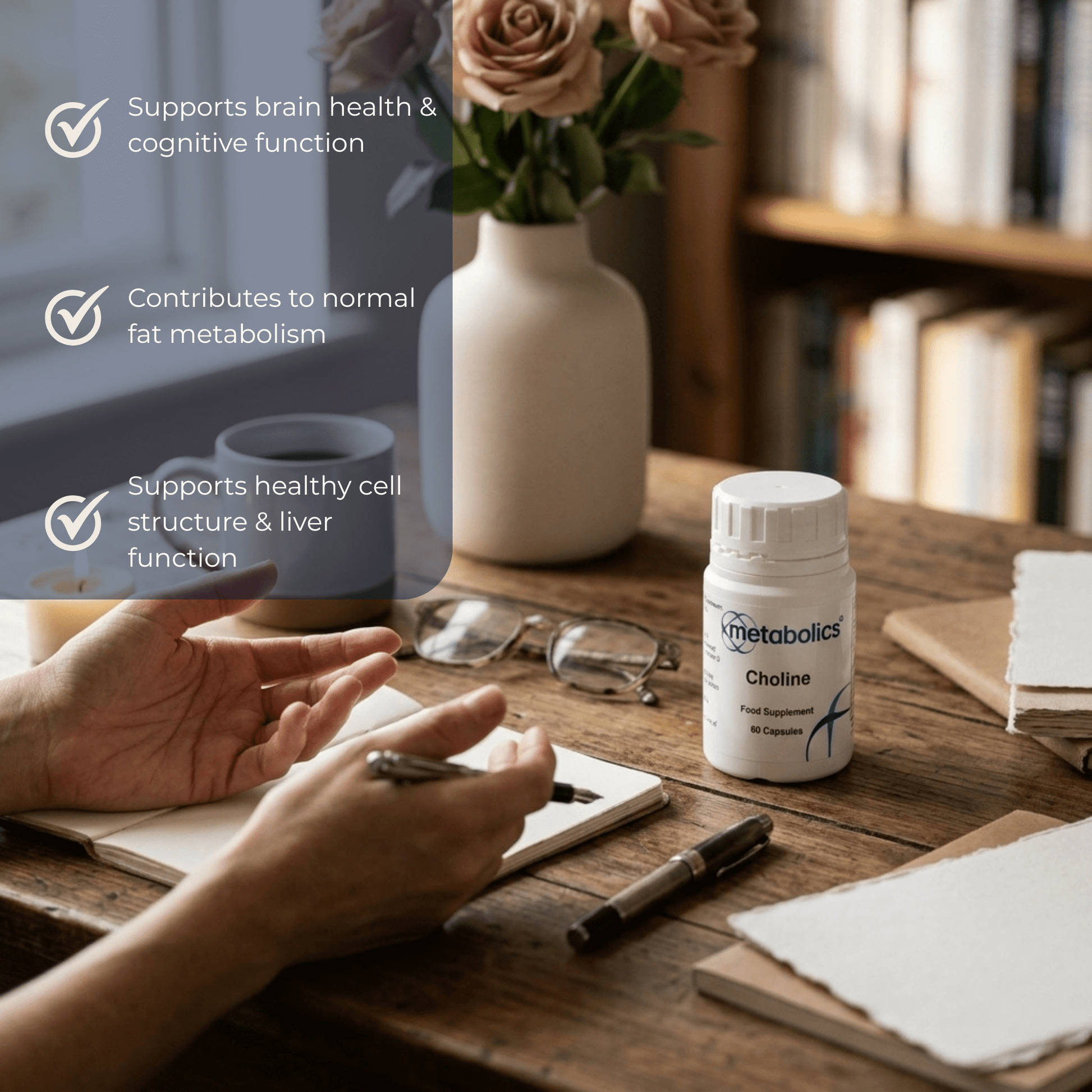 US Choline - 60 capsules - Metabolics