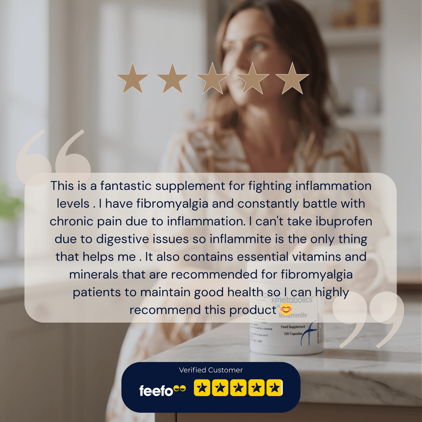 US Inflammite - 120 Capsules - Metabolics