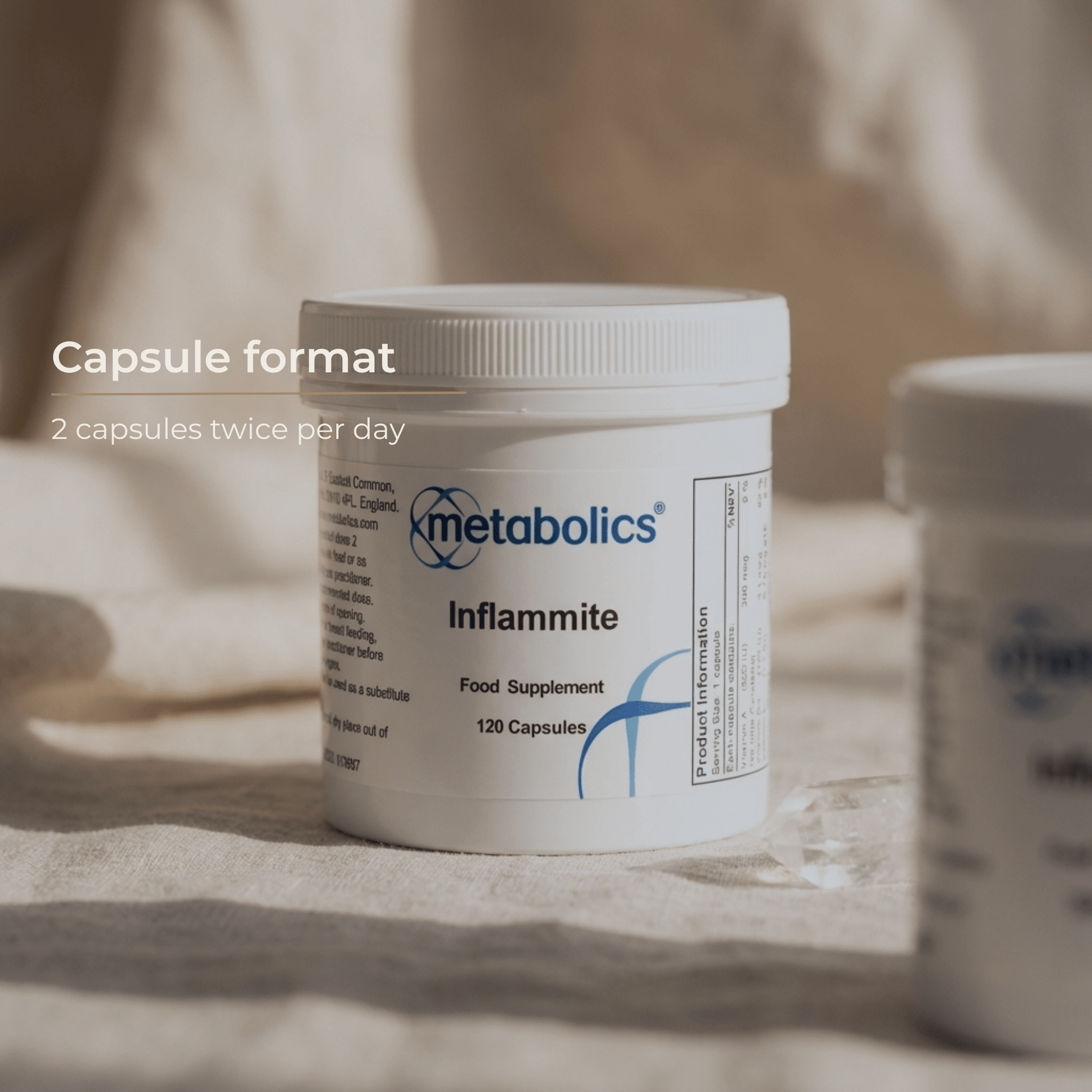 US Inflammite - 120 Capsules - Metabolics