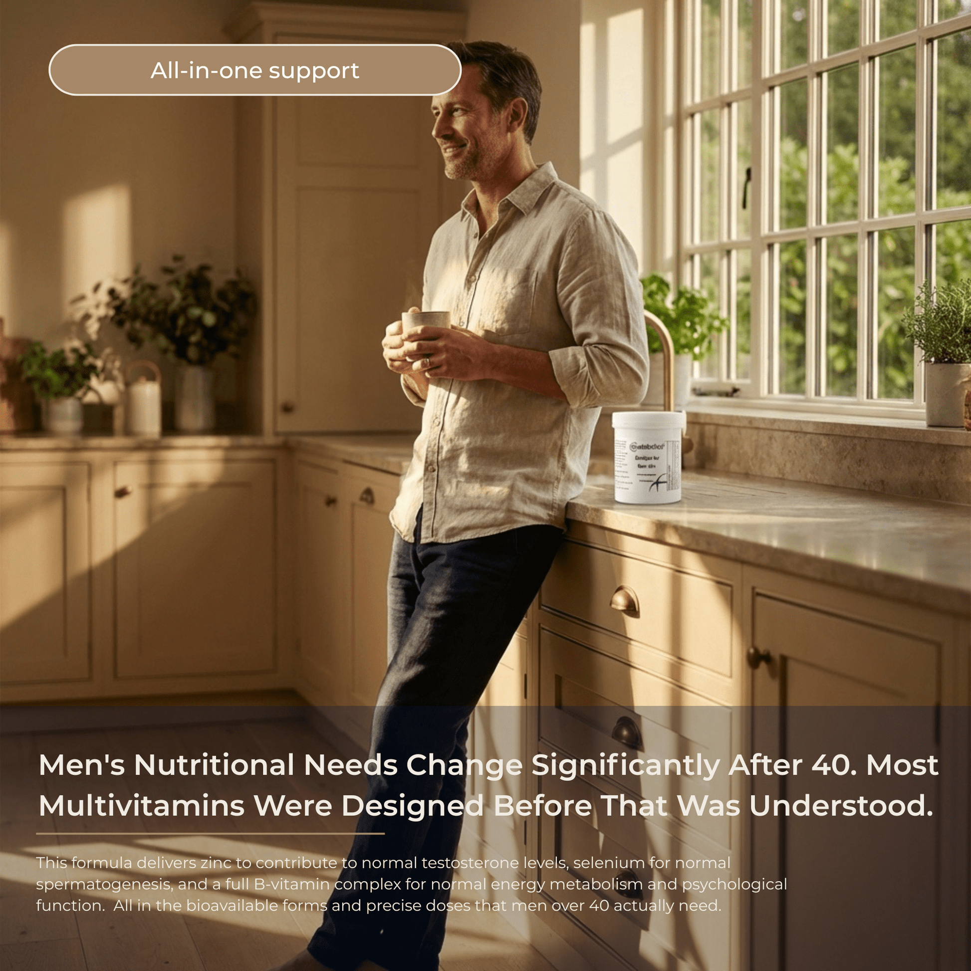 US Multiple for Men 40+ - 120 Capsules - Metabolics