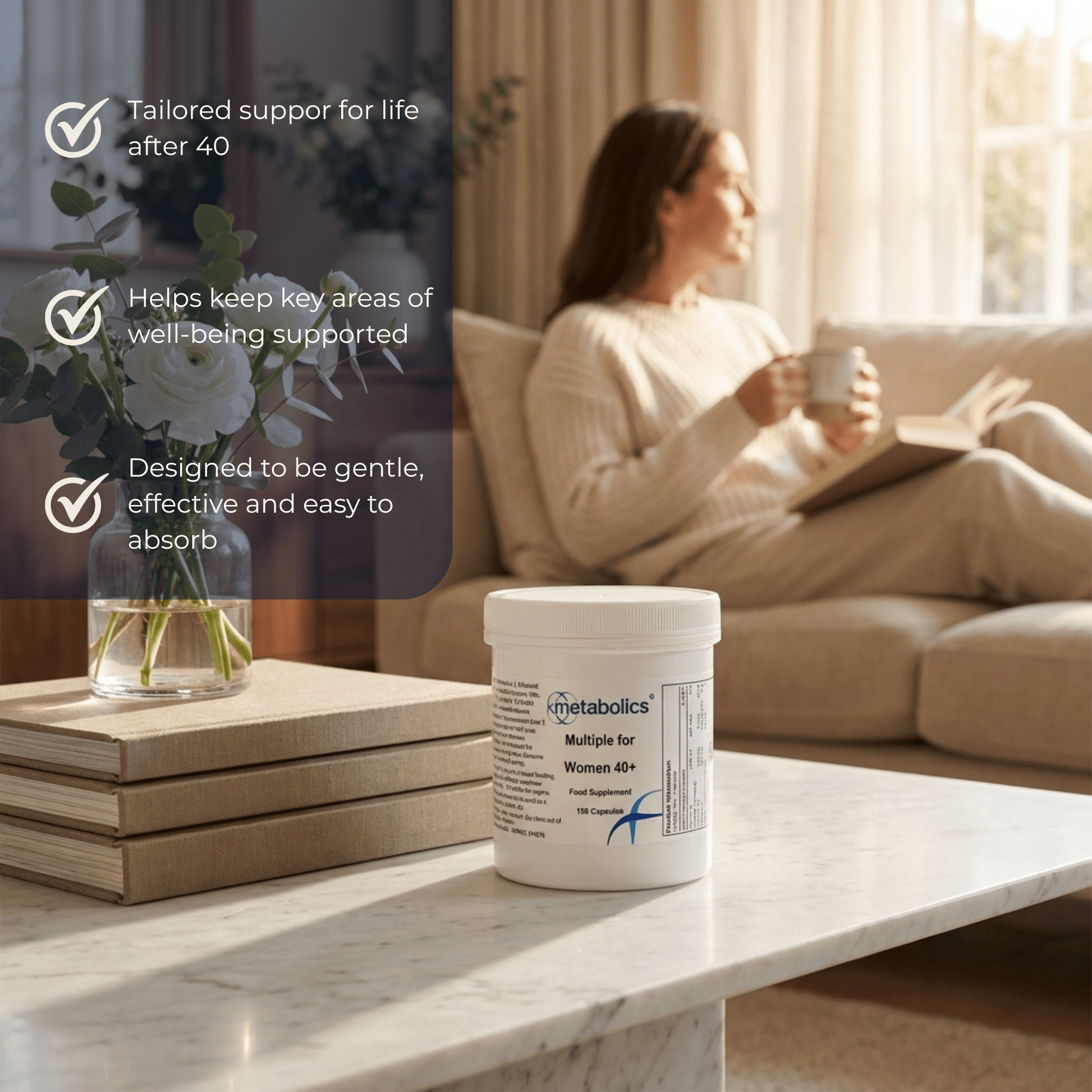 US Multiple for Women 40 + (Pot Of 150 Capsules) - Metabolics