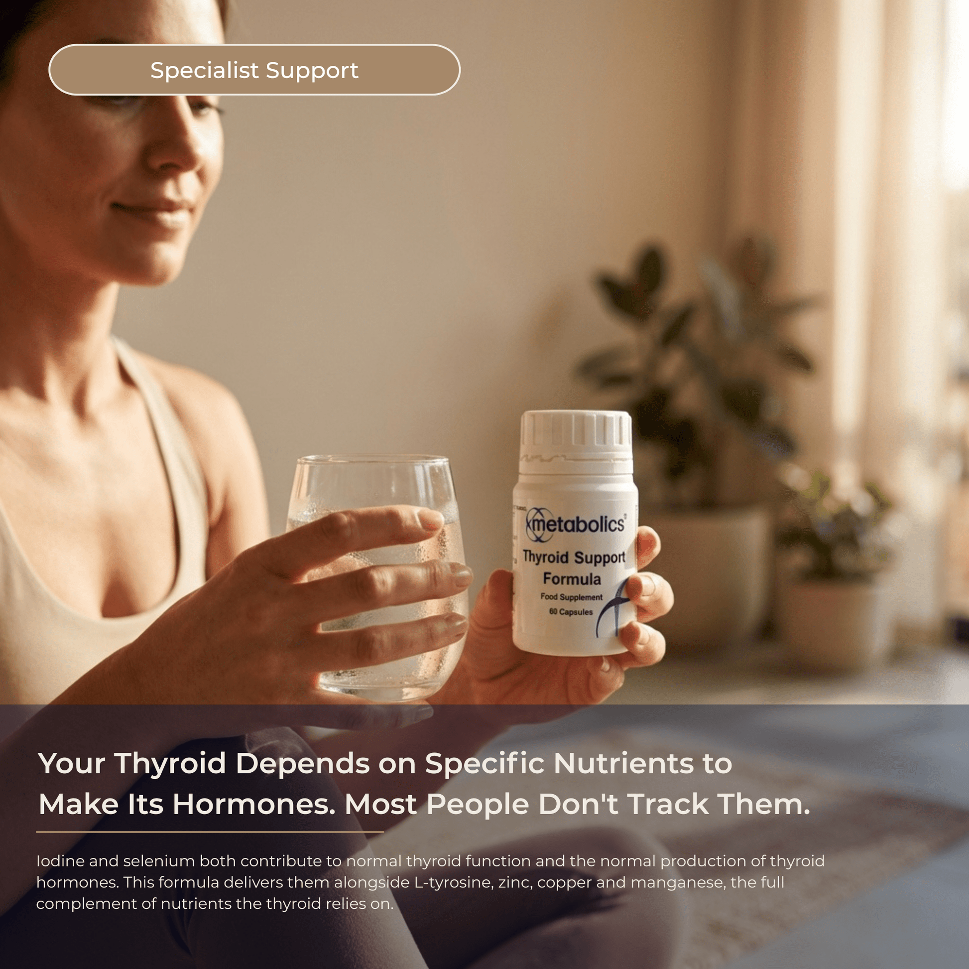 US Thyroid Support Supplement - 60 Capsules - Metabolics