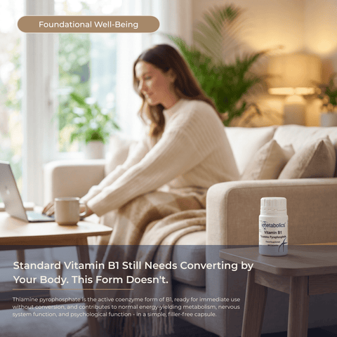 US Vitamin B1 Thiamine Pyrophosphate - 60 capsules - Metabolics