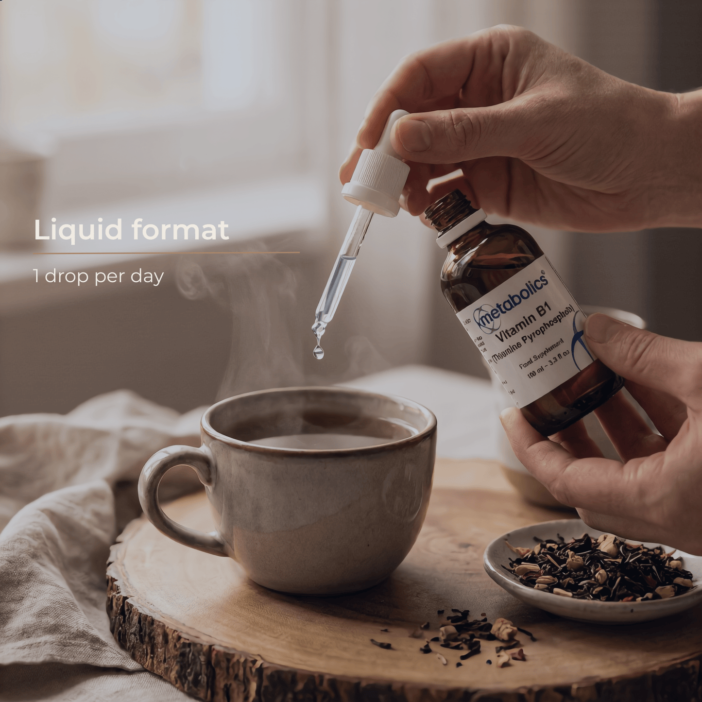 US Vitamin B1 Thiamine Pyrophosphate Liquid | Active B1 for Energy & Heart Health - Metabolics