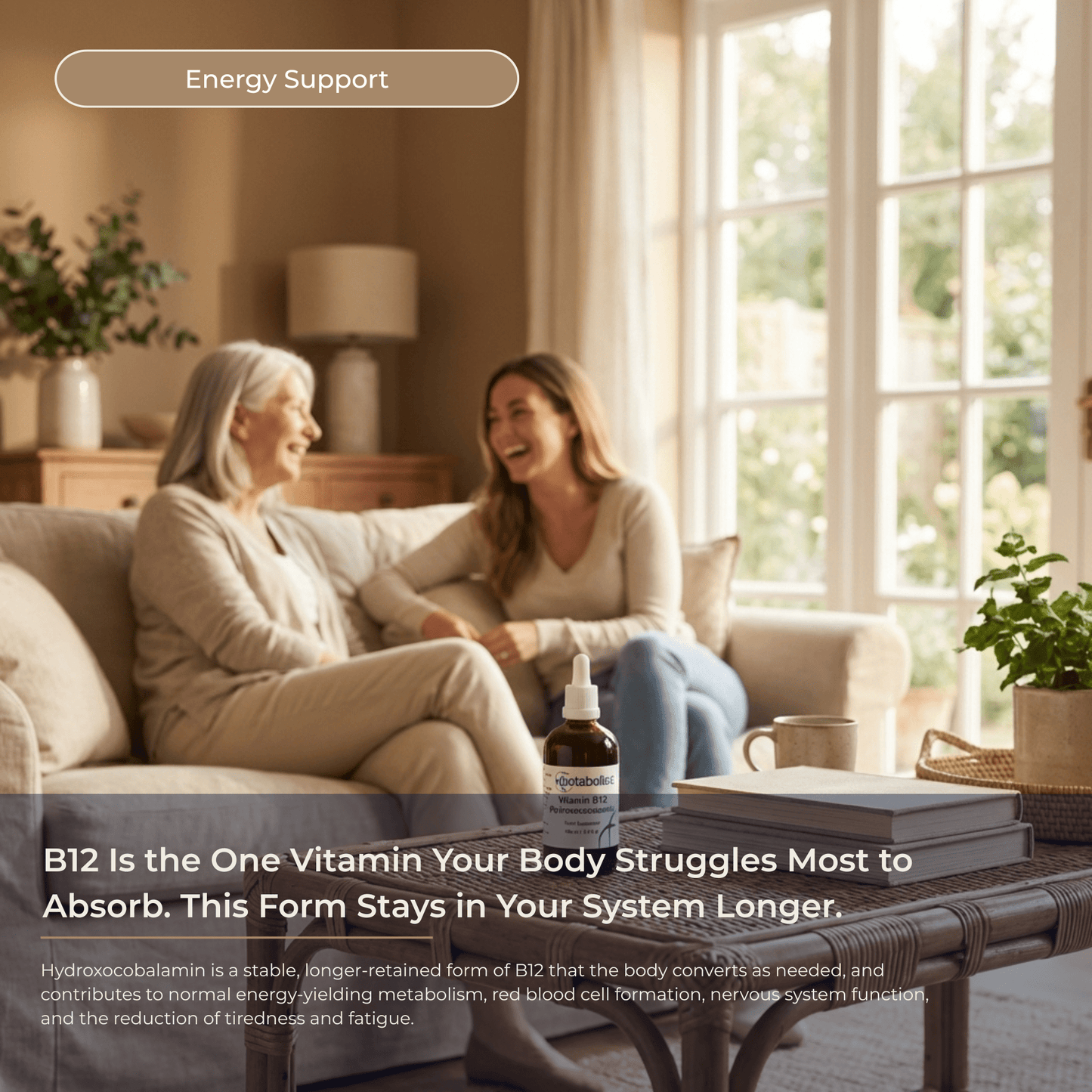 US Vitamin B12 (Hydroxocobalamin) Liquid - Metabolics