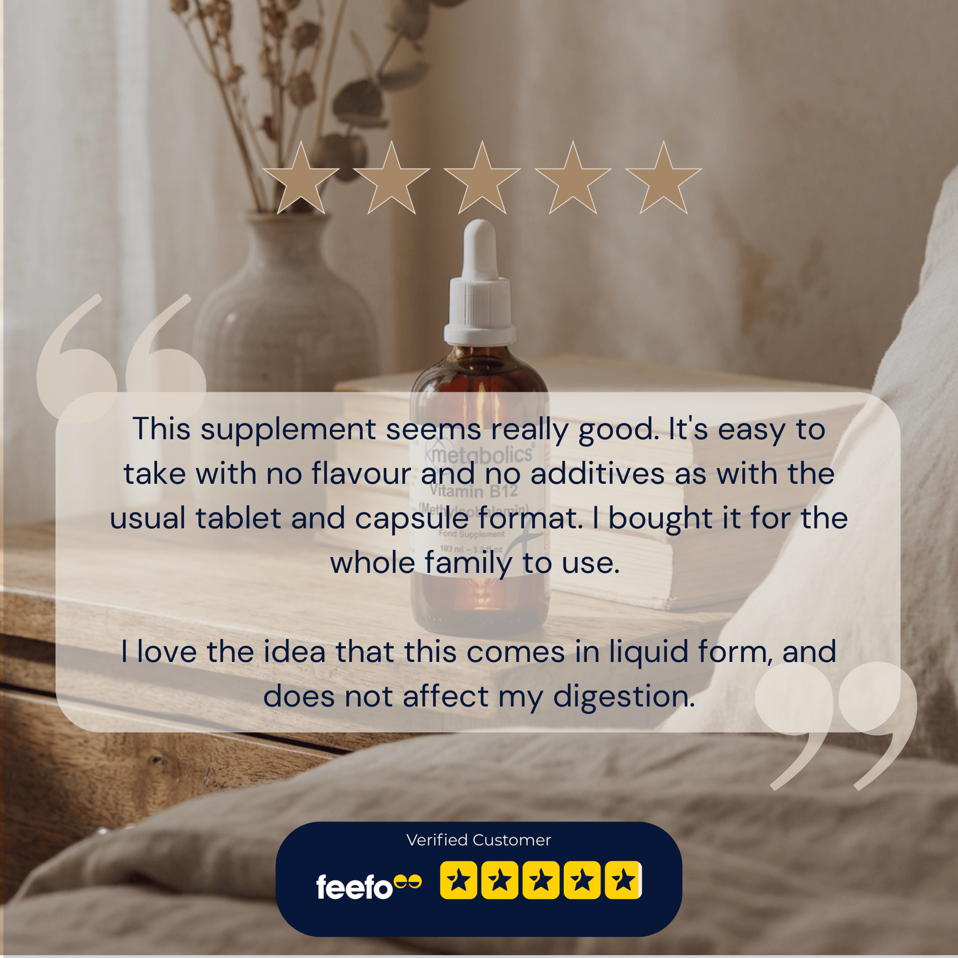 US Vitamin B12 Methylcobalamin Liquid | Active B12 Supplement for Energy & Nerves - Metabolics