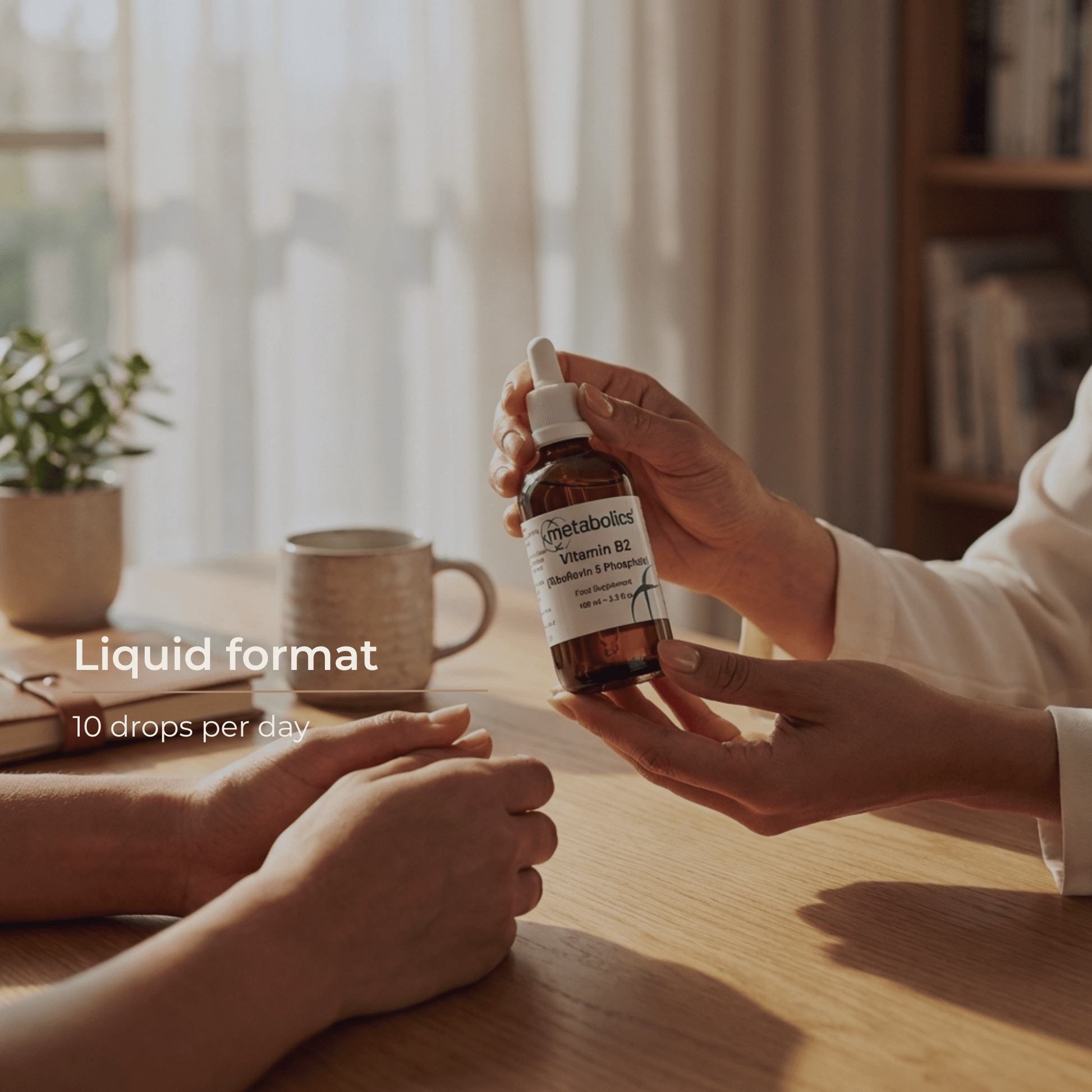 US Vitamin B2 (Riboflavin 5 Phosphate) Liquid - Metabolics