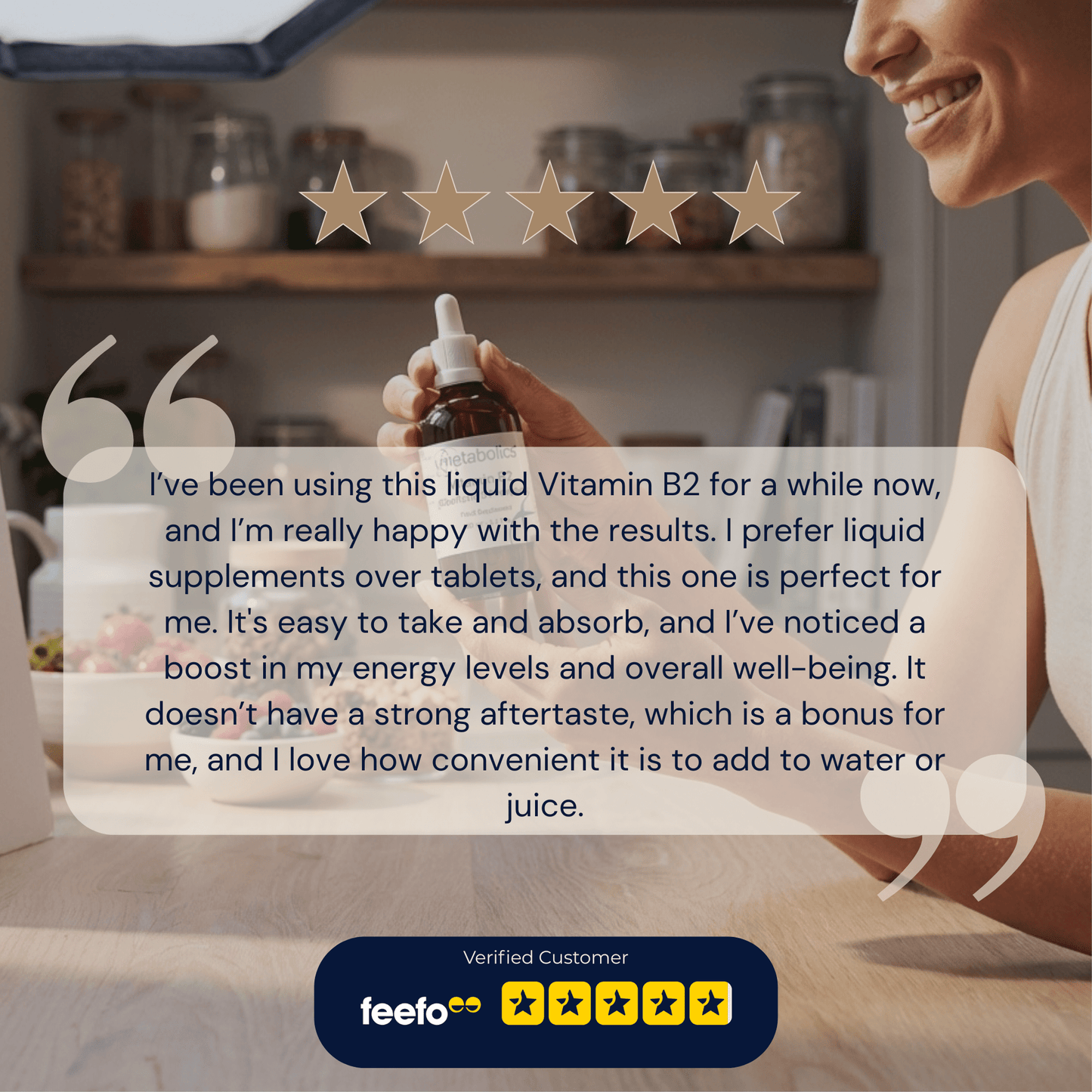 US Vitamin B2 (Riboflavin 5 Phosphate) Liquid - Metabolics