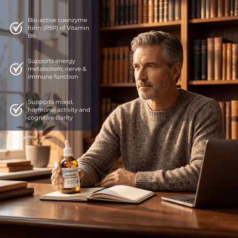 US Vitamin B6 Pyridoxal - 5 - Phosphate Liquid - Metabolics