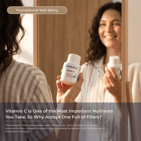US Vitamin C - 90 capsules - Metabolics